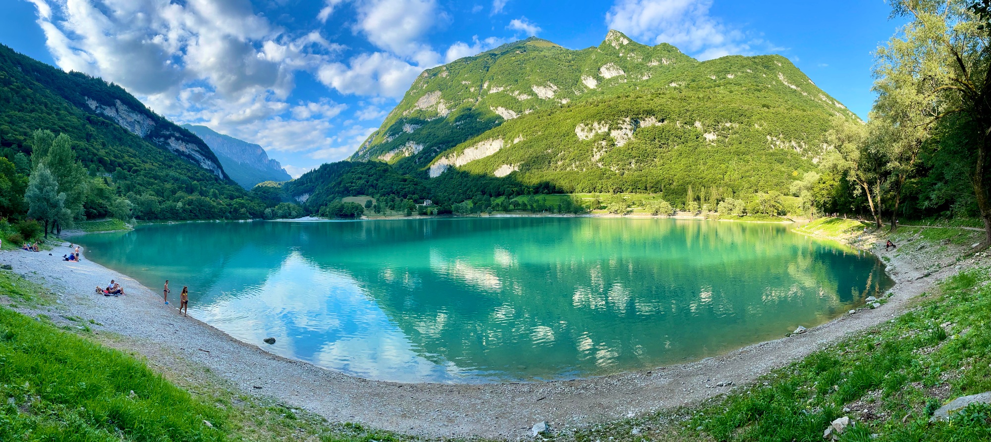 Panoramic view of Tenno Lake